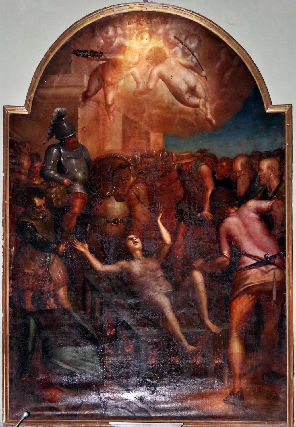 Martirio di Sna Lorenzo - Santa Maria della Castagna, Genova